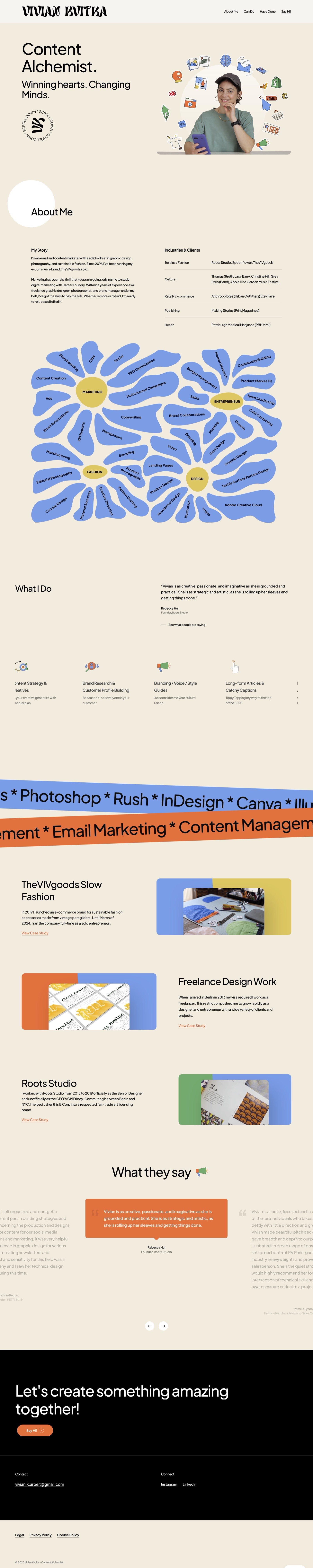 Vivian Kvitka detail screenshot